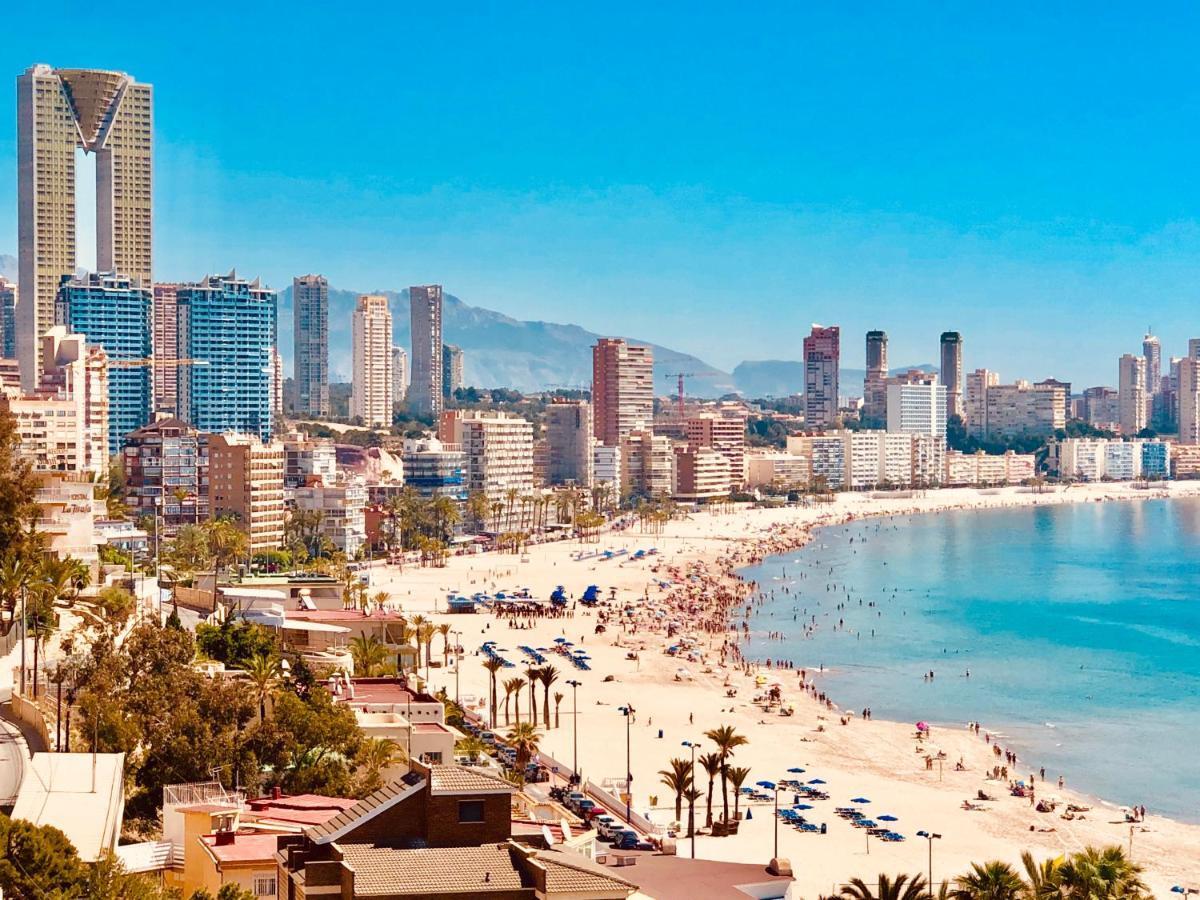 Luxurioeses Apartment In Benidorm Mit Pool 외부 사진